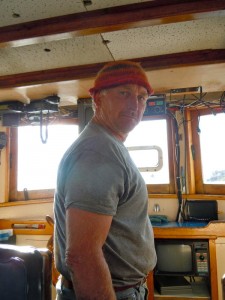 Captain Barry Day, of F/V Rosella, your source for fresh Dungeness crab